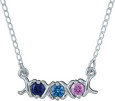 Thumbnail for your product : Fine Jewelry Personalized Xs and Os Birthstone Necklace