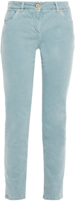 Brunello Cucinelli Cropped Mid-rise Slim-leg Jeans