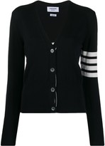 Thumbnail for your product : Thom Browne 4-Bar striped cardigan