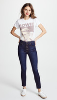 Thumbnail for your product : Alice + Olivia High Rise Exposed Button Jeans