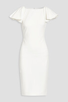 Thumbnail for your product : Badgley Mischka Ruffled stretch-crepe dress
