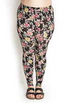 Thumbnail for your product : Forever 21 FOREVER 21+ Floral Print Leggings