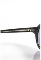 Thumbnail for your product : 7 For All Mankind NEW Ebony Wilshire Plastic Rounded Sunglasses IN CASE $140 54