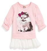 Thumbnail for your product : Jenna & Jessie 'Dog' Ruffle Hem Sweatshirt (Toddler Girls, Little Girls & Big Girls)
