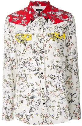 Rag & Bone micro-floral western shirt