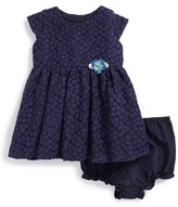 Thumbnail for your product : Us Angels Cap Sleeve Lace Dress (Baby Girls)