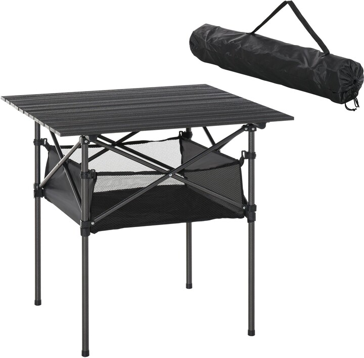 Outsunny Aluminum Camping Table Folding Table Picnic Table with Mesh Bag -  ShopStyle