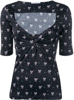 Thumbnail for your product : VIVETTA Bow Print Top