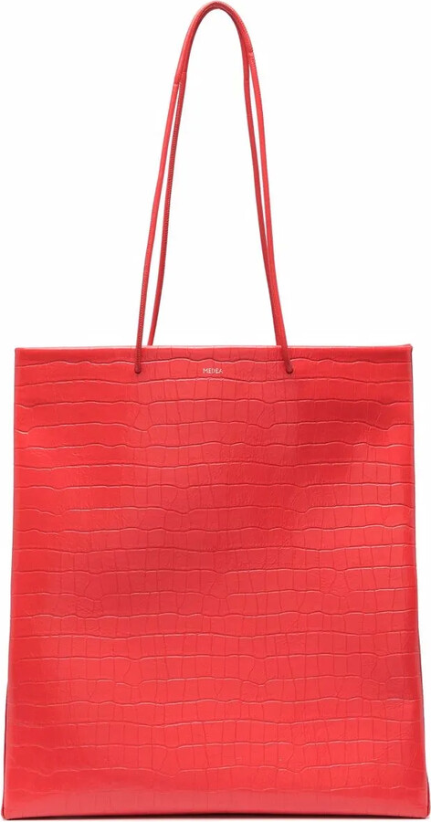 Medea Crocodile Effect Tote Bag