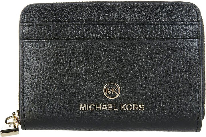 Michael Kors Cooper Brown Neon Signature Leather Graphic Logo Billfold  Wallet 
