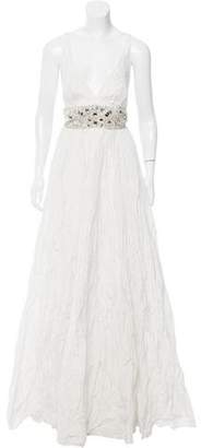 Nicole Miller Zoe Embellished Wedding Gown w/ Tags
