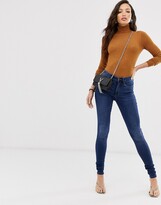 Thumbnail for your product : Only Tall Royal high waist skinny jean in dark blue