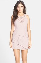 Thumbnail for your product : BCBGMAXAZRIA 'Hanah' Lace Asymmetric Tiered Dress