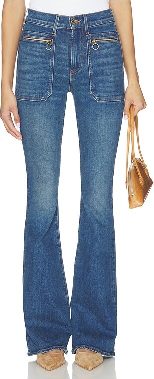 Veronica Beard Beverly Skinny Flare Jeans