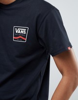 Thumbnail for your product : Vans T-Shirt With Back Print In Black VA2X4TBLK