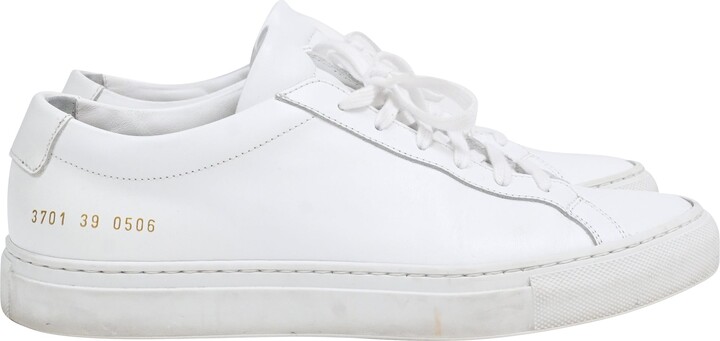 Common Projects Original Achilles Sneakers in White Leather
