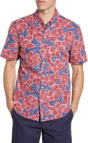 Thumbnail for your product : Reyn Spooner Hibiscus Orchard Tailored Fit Floral Short Sleeve Button-Down Shirt