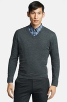 Thumbnail for your product : Theory V-Neck Cotton & Cashmere Sweater