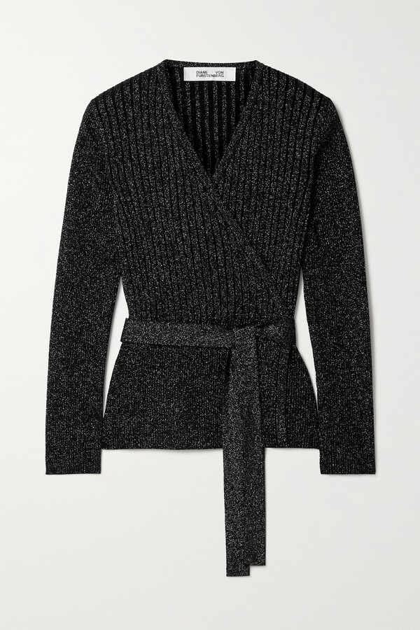dvf wrap cardigan