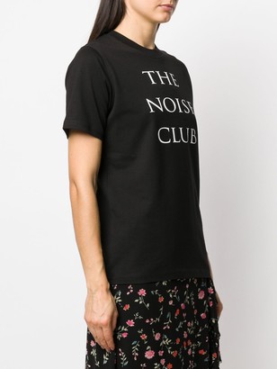 Mcq Swallow Noise Club print T-shirt