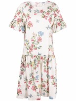Thumbnail for your product : VIVETTA Floral-Print Cotton Dress