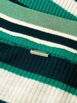 HUGO BOSS Elauren2 Striped Mini Rib Jersey Top