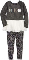 Thumbnail for your product : Hello Kitty 2-Pc. Long-Sleeve Tunic and Bow Leggings Set, Toddler Girls