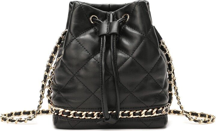 Tiffany & Fred Paris Full-Grain Quilted Lambskin Leather Drawstring Bag -  ShopStyle