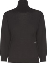 Thumbnail for your product : Prada Combed Wool Turtleneck Jumper