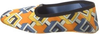 Gucci Satin Printed Ballet Flats