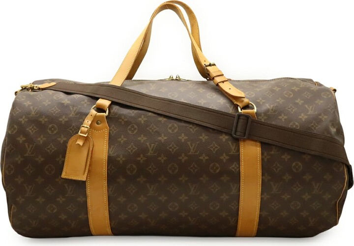 Louis Vuitton Brown Pvc Boston Bag Shoulder Bag (Pre-Owned)