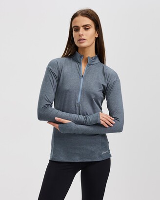 Patagonia Women's Grey Tops - Seabrook Zip Neck - Size One Size, M at The Iconic