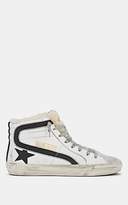 Thumbnail for your product : Golden Goose Women's Slide Leather & Shearling Sneakers - White