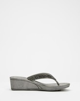 Thumbnail for your product : Holster Women's Grey Sandals - Twilight Wedge - Size One Size, 11 at The Iconic
