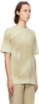 Thumbnail for your product : Alyx Beige Printed Double Logo T-Shirt