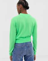 Thumbnail for your product : ASOS DESIGN fine knit crop sweater