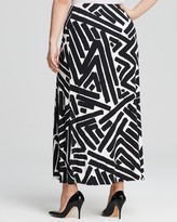 Thumbnail for your product : Karen Kane Brushstroke Maxi Skirt