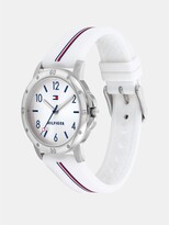 Thumbnail for your product : Tommy Hilfiger TH Kids Sport Watch with White Silicone Strap
