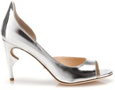 Thumbnail for your product : Jerome C. Rousseau Silver Sweet Specchio Heels