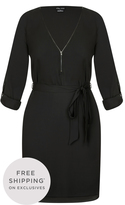 Thumbnail for your product : City Chic Zip Trim Tunic
