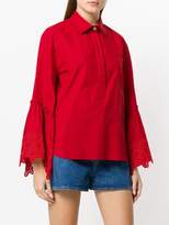 Thumbnail for your product : P.A.R.O.S.H. flared sleeved shirt