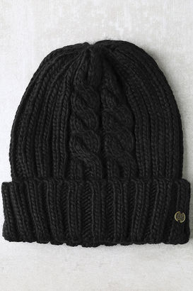 Billabong Icy Sands Black Knit Beanie