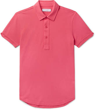 Orlebar Brown Sebastian Slim-fit Cotton-pique Polo Shirt - Pink