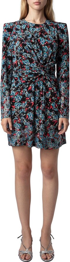 Zadig & Voltaire Radar Thunder Strass Silk Dress