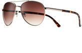 Thumbnail for your product : Lauren Conrad crux tortoise aviator sunglasses - women