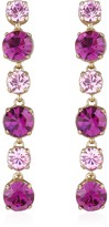 Thumbnail for your product : A-Z Collection Pink & Amethyst Drop Earrings