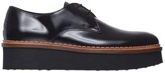 Tod's Derby Black With Wedge