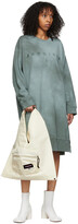 Thumbnail for your product : MM6 MAISON MARGIELA Grey Cotton Mini Dress