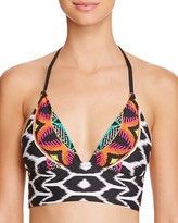 Thumbnail for your product : Trina Turk Africana Crop Top Bra Bikini Top