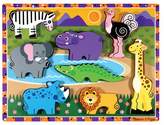 Thumbnail for your product : Melissa & Doug Chunky Safari Puzzle
